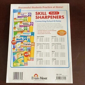 Brand New Evan-Moor Skill Sharpeners Geography 3 grade